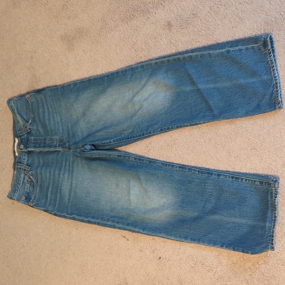 Levis ribcage straight ankle jeans